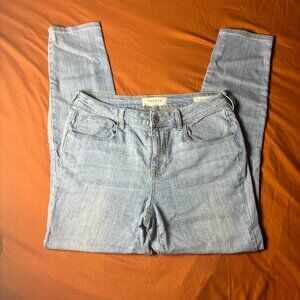 Pacsun Mid Rise Skinniest Ankle Light Wash Denim Blocking Jeans Size 27